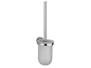 SIRIUS - Wall-mounted satin glass toilet brush _ RUBINETTERIE STELLA